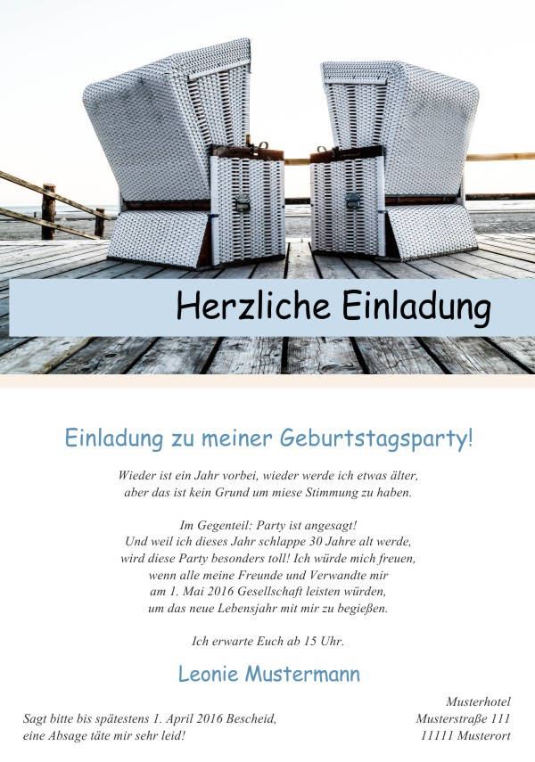 Maritime Geburtstagseinladungen Maritime Einladungskarten zum Geburtstag