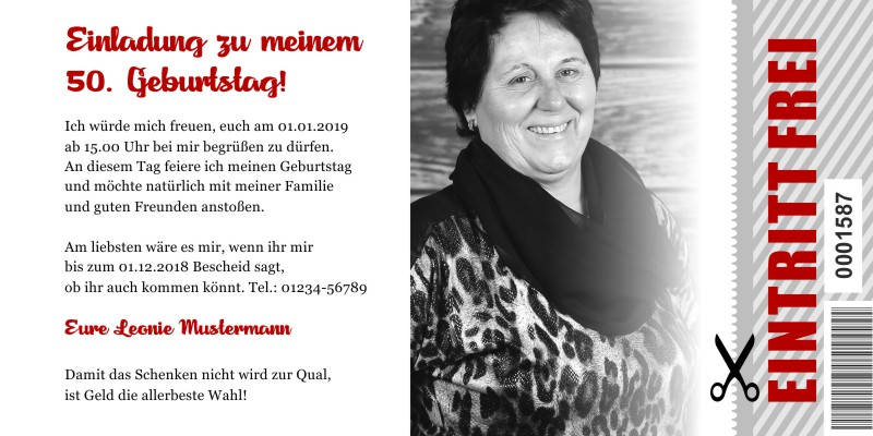 Beliebte Geburtstagseinladungen 50 Originelle Einladungskarten zum 50 Geburtstag
