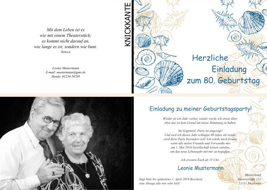 Maritime Geburtstagseinladungen Maritime Einladungskarten zum Geburtstag