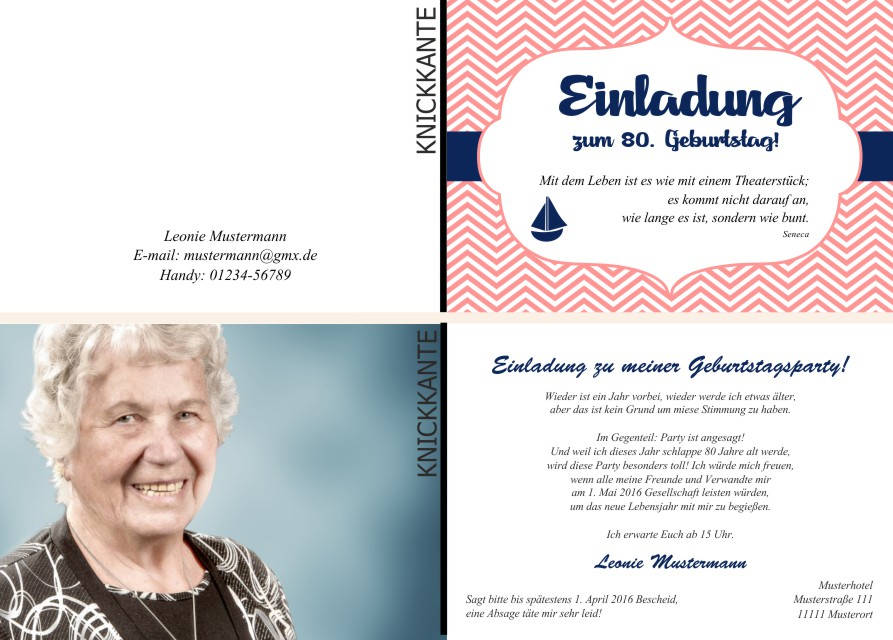 Maritime Geburtstagseinladungen Maritime Einladungskarten zum Geburtstag