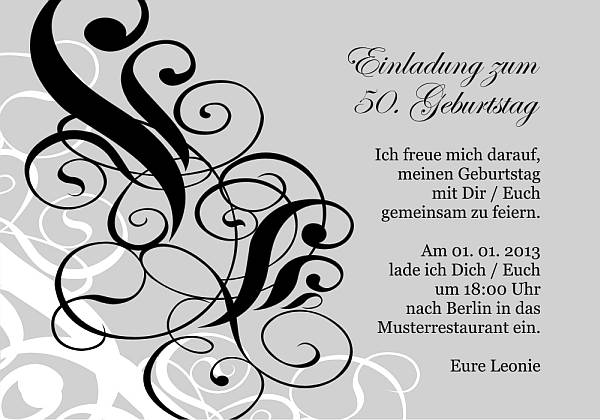 Individuelle Geburtstagseinladungen personalisierte Einladungen zum Geburtstag