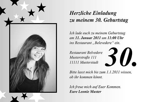 Individuelle Geburtstagseinladungen personalisierte Einladungen zum Geburtstag