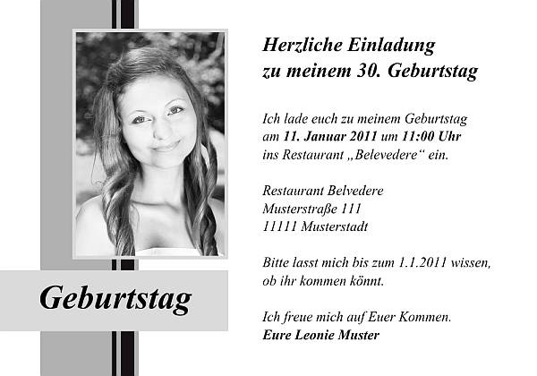 Individuelle Geburtstagseinladungen personalisierte Einladungen zum Geburtstag