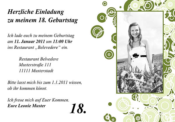 Individuelle Geburtstagseinladungen personalisierte Einladungen zum Geburtstag