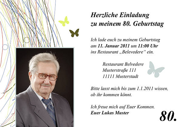 Individuelle Geburtstagseinladungen personalisierte Einladungen zum Geburtstag