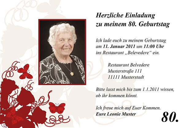 Individuelle Geburtstagseinladungen personalisierte Einladungen zum Geburtstag