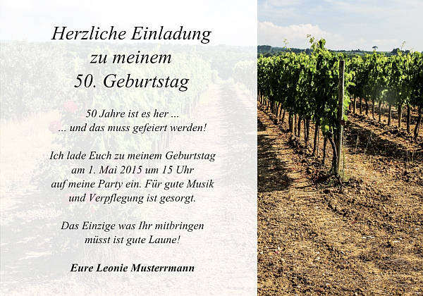 Individuelle Geburtstagseinladungen personalisierte Einladungen zum Geburtstag