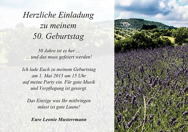 Individuelle Geburtstagseinladungen personalisierte Einladungen zum Geburtstag