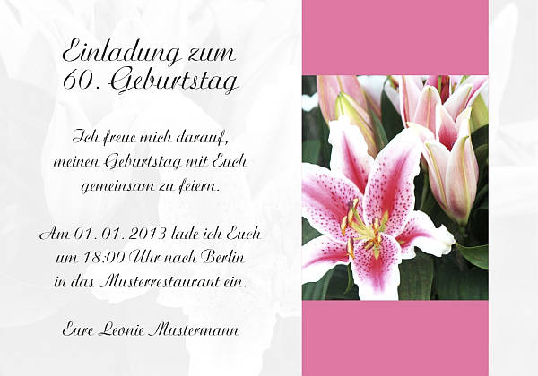 Individuelle Geburtstagseinladungen personalisierte Einladungen zum Geburtstag