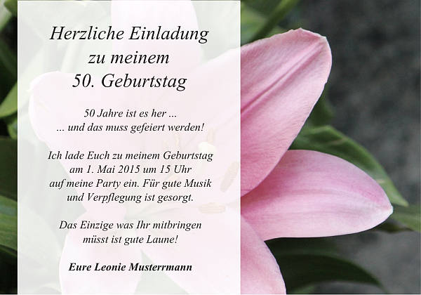 Individuelle Geburtstagseinladungen personalisierte Einladungen zum Geburtstag