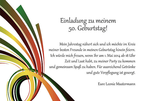 Individuelle Geburtstagseinladungen personalisierte Einladungen zum Geburtstag