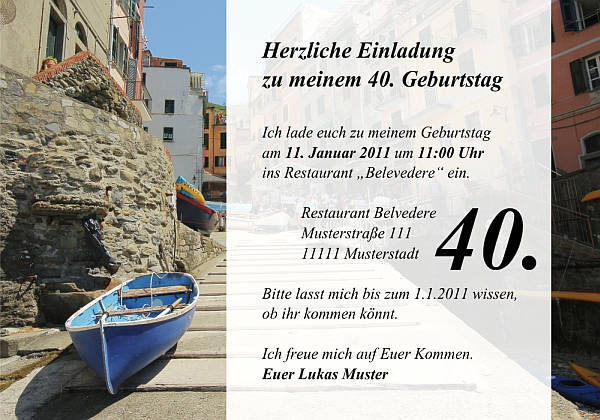 Individuelle Geburtstagseinladungen personalisierte Einladungen zum Geburtstag