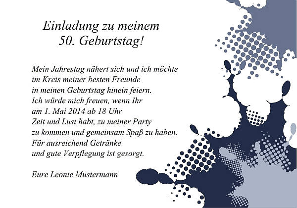 Individuelle Geburtstagseinladungen personalisierte Einladungen zum Geburtstag