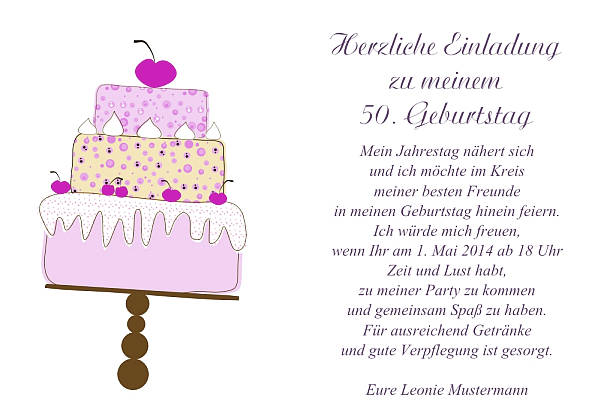 Individuelle Geburtstagseinladungen personalisierte Einladungen zum Geburtstag
