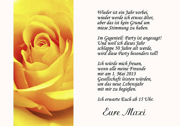 Individuelle Geburtstagseinladungen personalisierte Einladungen zum Geburtstag