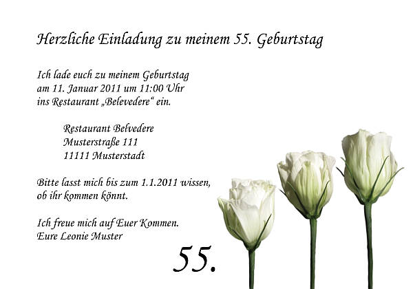 Individuelle Geburtstagseinladungen personalisierte Einladungen zum Geburtstag