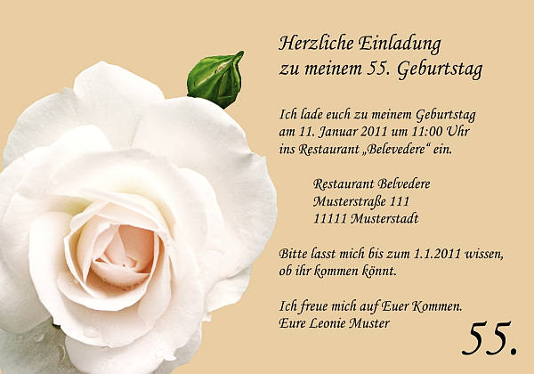 Individuelle Geburtstagseinladungen personalisierte Einladungen zum Geburtstag