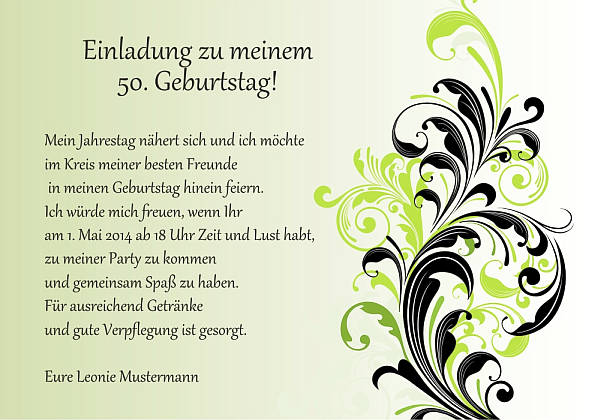 Individuelle Geburtstagseinladungen personalisierte Einladungen zum Geburtstag