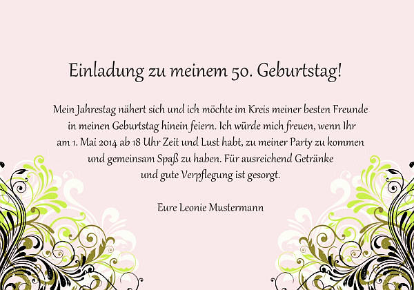 Individuelle Geburtstagseinladungen personalisierte Einladungen zum Geburtstag