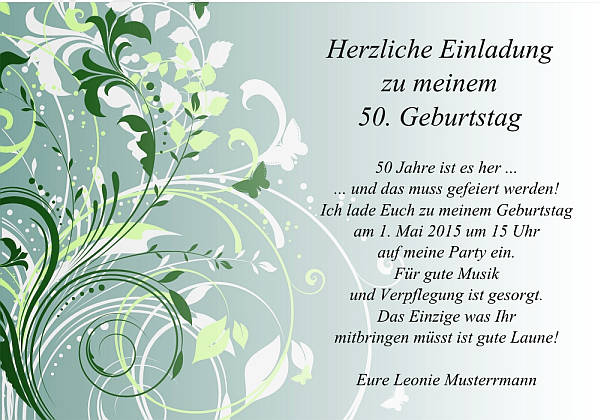 Individuelle Geburtstagseinladungen personalisierte Einladungen zum Geburtstag