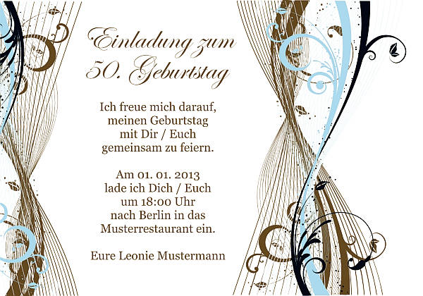 Individuelle Geburtstagseinladungen personalisierte Einladungen zum Geburtstag