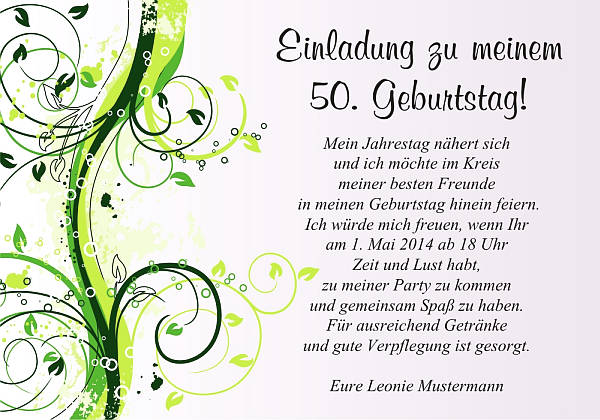 Individuelle Geburtstagseinladungen personalisierte Einladungen zum Geburtstag