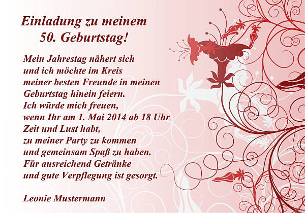 Individuelle Geburtstagseinladungen personalisierte Einladungen zum Geburtstag