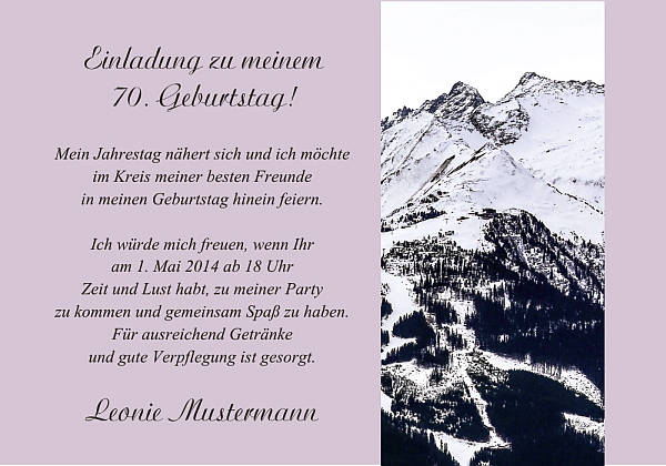 Individuelle Geburtstagseinladungen personalisierte Einladungen zum Geburtstag