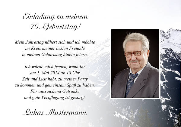 Individuelle Geburtstagseinladungen personalisierte Einladungen zum Geburtstag
