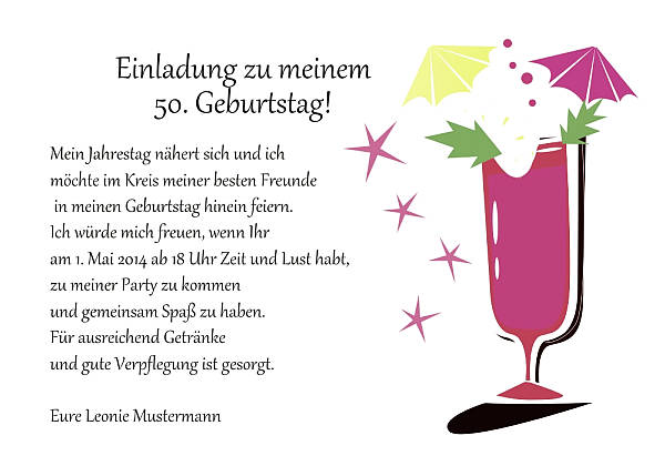 Individuelle Geburtstagseinladungen personalisierte Einladungen zum Geburtstag