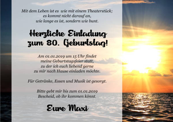 Maritime Geburtstagseinladungen Maritime Einladungskarten zum Geburtstag