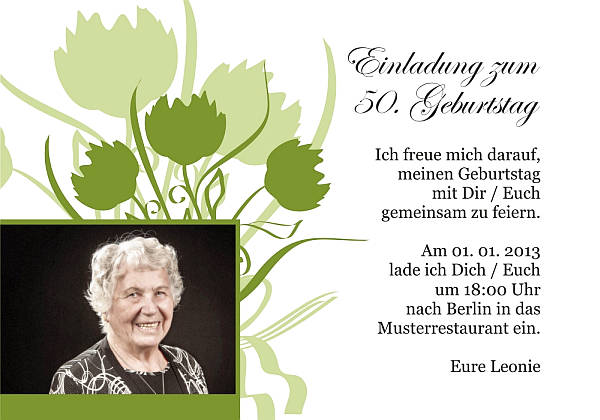 Individuelle Geburtstagseinladungen personalisierte Einladungen zum Geburtstag