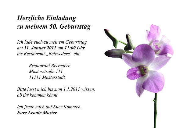 Individuelle Geburtstagseinladungen personalisierte Einladungen zum Geburtstag