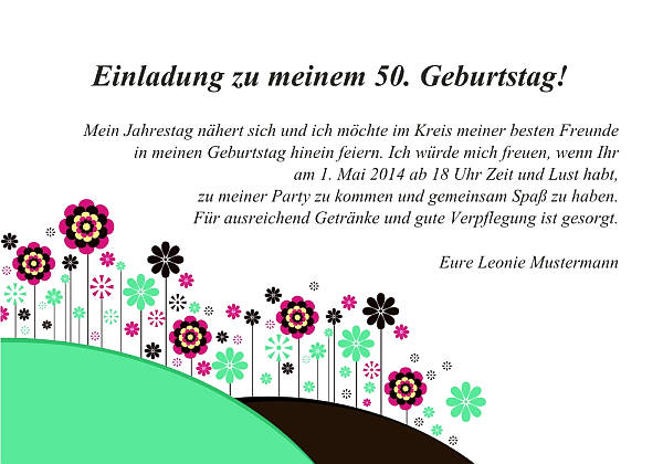 Individuelle Geburtstagseinladungen personalisierte Einladungen zum Geburtstag