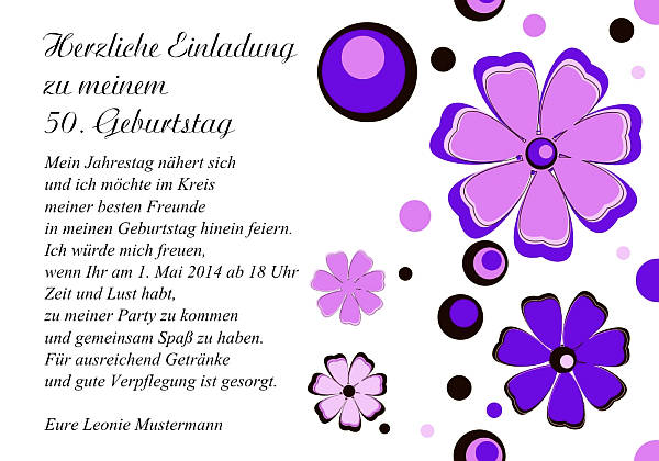 Individuelle Geburtstagseinladungen personalisierte Einladungen zum Geburtstag
