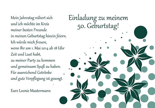Individuelle Geburtstagseinladungen personalisierte Einladungen zum Geburtstag