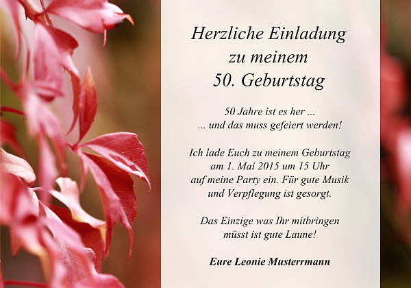 Individuelle Geburtstagseinladungen personalisierte Einladungen zum Geburtstag