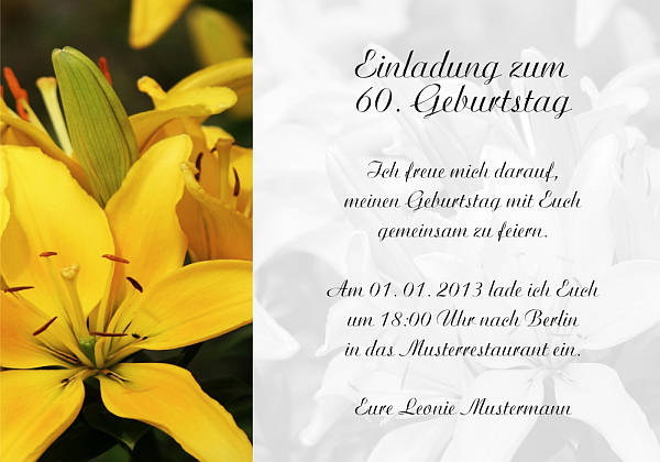Individuelle Geburtstagseinladungen personalisierte Einladungen zum Geburtstag