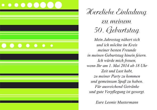 Individuelle Geburtstagseinladungen personalisierte Einladungen zum Geburtstag