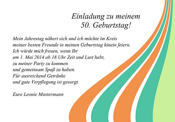 Individuelle Geburtstagseinladungen personalisierte Einladungen zum Geburtstag