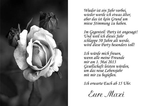 Individuelle Geburtstagseinladungen personalisierte Einladungen zum Geburtstag