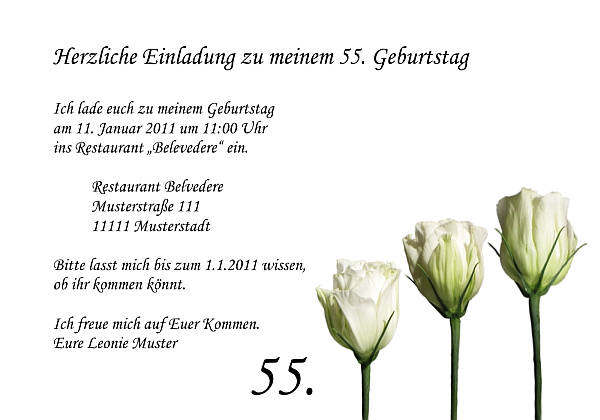Individuelle Geburtstagseinladungen personalisierte Einladungen zum Geburtstag