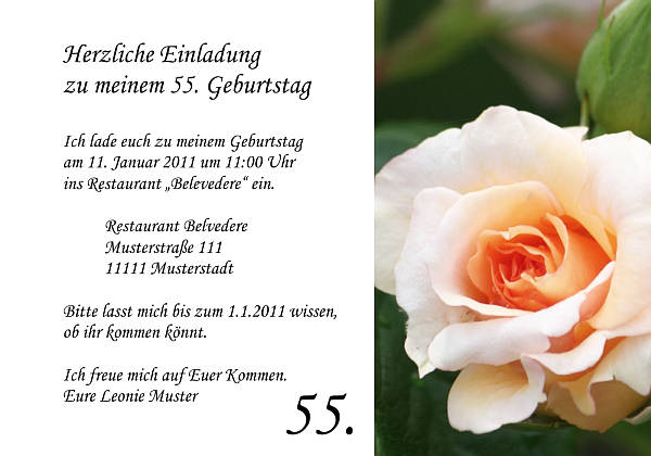 Individuelle Geburtstagseinladungen personalisierte Einladungen zum Geburtstag