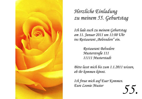 Individuelle Geburtstagseinladungen personalisierte Einladungen zum Geburtstag