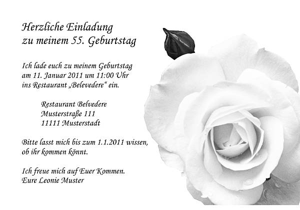 Individuelle Geburtstagseinladungen personalisierte Einladungen zum Geburtstag