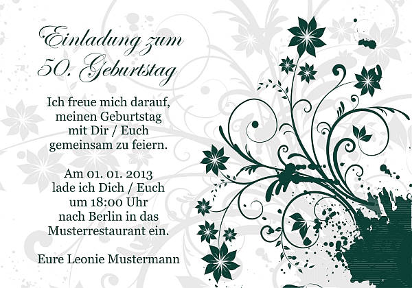 Individuelle Geburtstagseinladungen personalisierte Einladungen zum Geburtstag