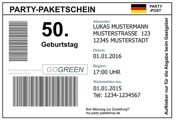 Individuelle Geburtstagseinladungen personalisierte Einladungen zum Geburtstag