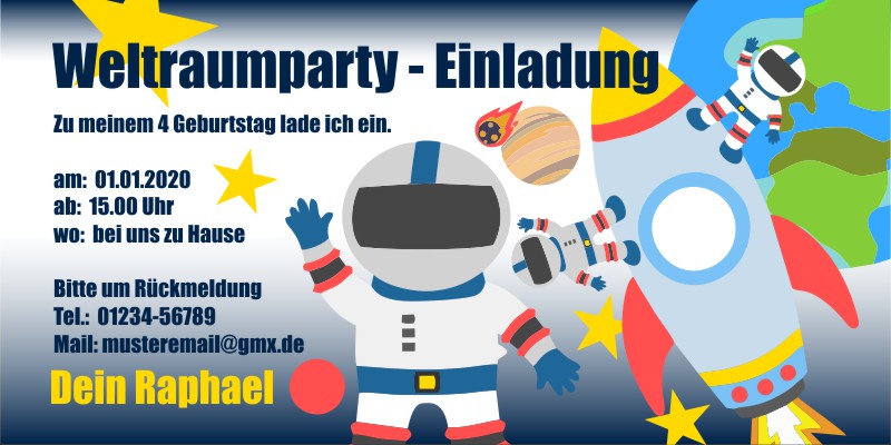 Beliebte Geburtstagseinladungen 4 Originelle Einladungskarten zum 4 Geburtstag