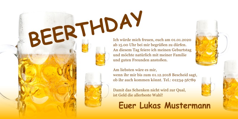 Beliebte Geburtstagseinladungen 50 Originelle Einladungskarten zum 50 Geburtstag