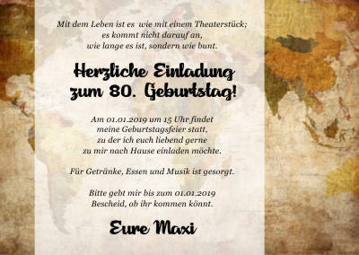 Maritime Einladungskarten Geburtstag